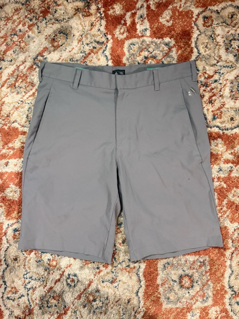adidas Men’s Light Gray Athletic Golf Shorts
